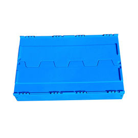 600*400*368 mm-de Deksels Blauwe Kleur In bijlage van de Logistiek Opvouwbare Plastic Doos