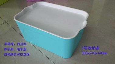 Gele Plastic Opslagcontainers met Deksels/Grote Plastic Opslagbakken