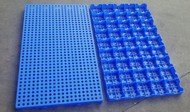 Mesh Floor Plastic Export Pallets die Gemakkelijke het Schoonmaken Hoge Ladingscapaciteit verbinden