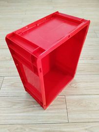 De maagdelijke Plastic Rode Euro het Stapelen Optie van het Systeemdeksels van de Containers400*300 mm Transportband Sorterende