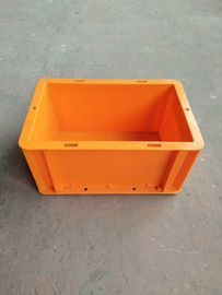 Oranje Kleureneuro die Containers 300*200 mm/Stapelbare Plastic Opslagcontainers stapelen