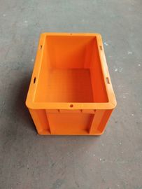 Oranje Kleureneuro die Containers 300*200 mm/Stapelbare Plastic Opslagcontainers stapelen