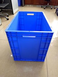 Maagdelijk Polyethyleen Blauwe 600*400 mm Euro die Containers met Ladingscapaciteit 40kg stapelen