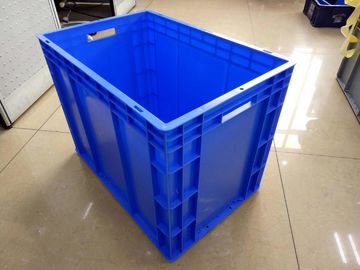 Maagdelijk Polyethyleen Blauwe 600*400 mm Euro die Containers met Ladingscapaciteit 40kg stapelen