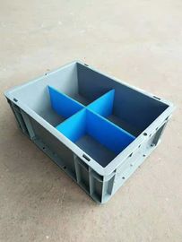 Maagdelijk Polyethyleen Blauwe 600*400 mm Euro die Containers met Ladingscapaciteit 40kg stapelen