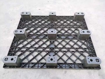 HDPE Versterkte Zwarte Plastic Pallets van 1200*1000 Mm