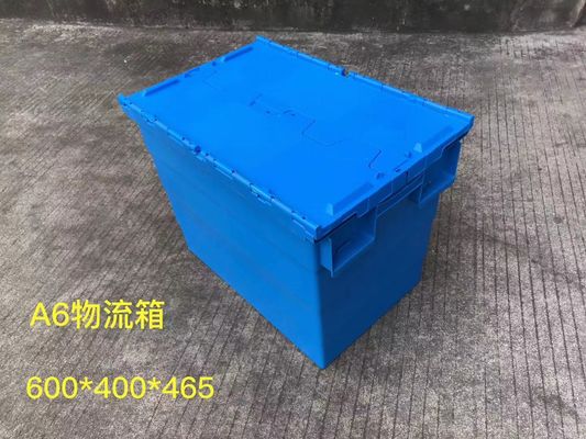 Theftproof 600*400mm Plastic Opslagtotalisators met Scharnierend Deksel