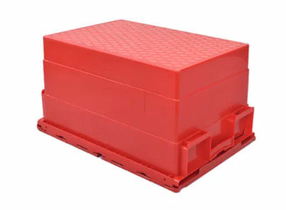Douaneopslag die Tote Boxes With Attached Lids nestelen