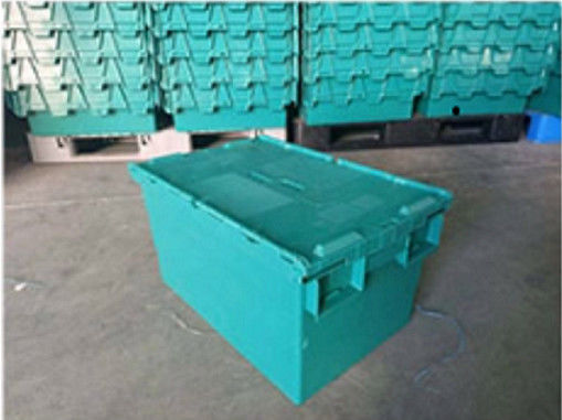 Aangepaste Embleem Plastiek In bijlage van het logistiek het Beweegbare Deksel Containers