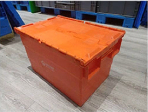 Aangepaste Embleem Plastiek In bijlage van het logistiek het Beweegbare Deksel Containers