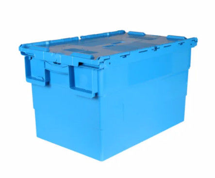 Maagdelijke Dekselcontainers Plastiek In bijlage Nestable Stapelbaar Bewegend Tote Box
