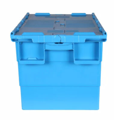 Maagdelijke Dekselcontainers Plastiek In bijlage Nestable Stapelbaar Bewegend Tote Box