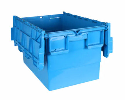 Maagdelijke Dekselcontainers Plastiek In bijlage Nestable Stapelbaar Bewegend Tote Box