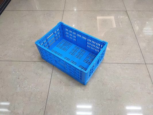 Verticaal die Fruit en de Plantaardige Bakken van de het Vervoermand van het Plastic Kratten Verse Voedsel met Gaten stapelen