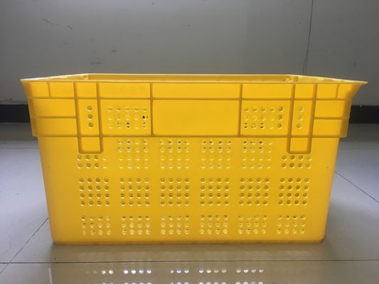 600*400mm Fruit en de Plantaardige Distributie van de Plastic Kratten Stapelbare Omzet