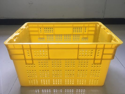 600*400mm Fruit en de Plantaardige Distributie van de Plastic Kratten Stapelbare Omzet