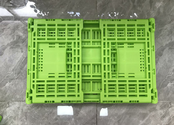 Op zwaar werk berekend Plastiek die Plantaardige Kratten 600*400*300mm vouwen