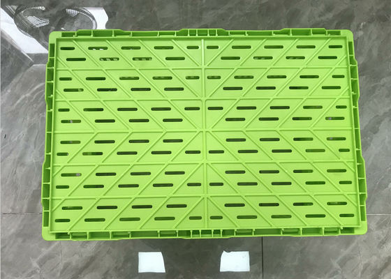 Op zwaar werk berekend Plastiek die Plantaardige Kratten 600*400*300mm vouwen