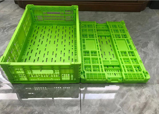 20kg het laden van Plantaardige Fruit Opvouwbare Plastic Kratten