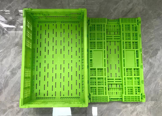 20kg het laden van Plantaardige Fruit Opvouwbare Plastic Kratten