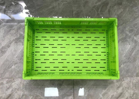 OEM Mesh Structure Fruit And Vegetable Plastic Kratten voor Distributie