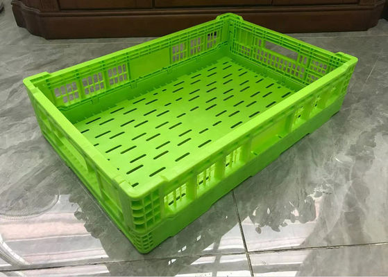 OEM Mesh Structure Fruit And Vegetable Plastic Kratten voor Distributie