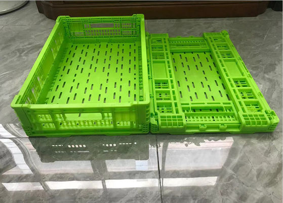 Vouwbare Mesh Wall Turnover Plastic Storage-Kratten voor Plantaardige Vruchten
