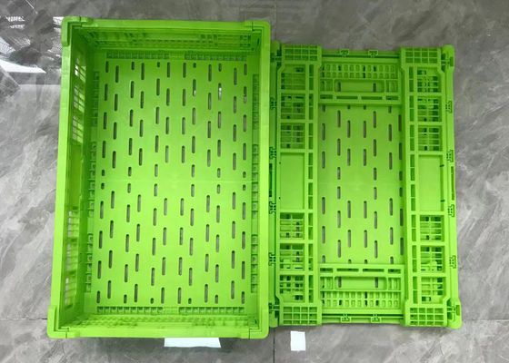 Vouwbare Mesh Wall Turnover Plastic Storage-Kratten voor Plantaardige Vruchten