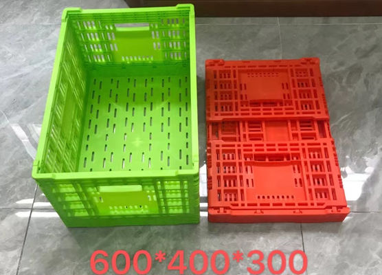 Plastic van het de Groentevervoer van het Opslagfruit de Mandkrat voor Supermarkt