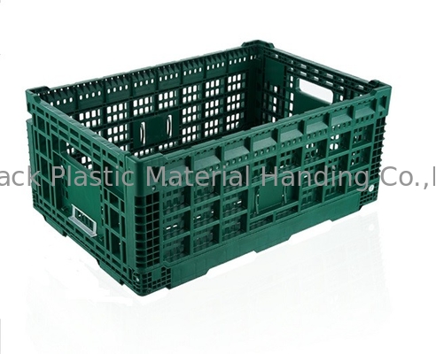 600*400mm het Fruit en de Plantaardige Plastic Kratten zwaluwstaarten Groefgepaste kleur