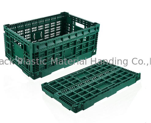 600*400mm het Fruit en de Plantaardige Plastic Kratten zwaluwstaarten Groefgepaste kleur