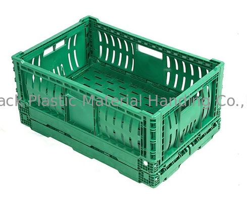 Gelucht Vouwbaar Fruit en Plantaardige Plastic Kratten die Capaciteit 20kg laden