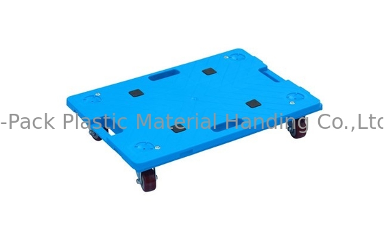 150kgs ladend zich het Multifunctie Plastic Bewegen Dolly 3 Duim Pu-Wielen