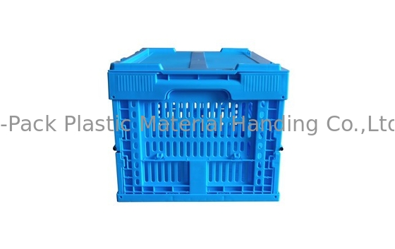 Effect - Weerstands Opvouwbaar Fruit en Plantaardige Plastic Kratten met Deksels
