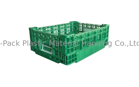 Groenten die de Opslagkratten 400*300*140mm vouwen van het Plastic Krat Industriële Fruit