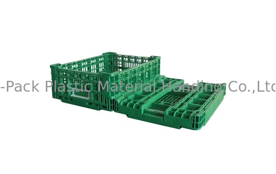 Groenten die de Opslagkratten 400*300*140mm vouwen van het Plastic Krat Industriële Fruit