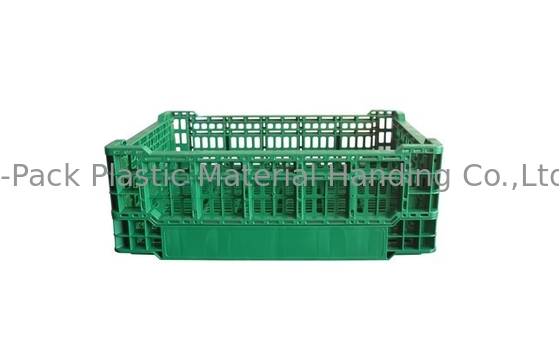 Groenten die de Opslagkratten 400*300*140mm vouwen van het Plastic Krat Industriële Fruit
